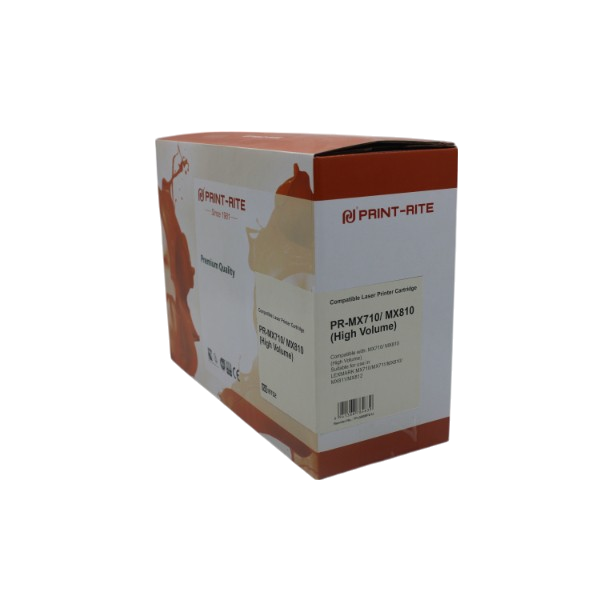 Print Rite Lexmark MX710/810 Black 25K